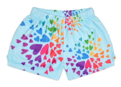 Bursting Hearts Plush Shorts