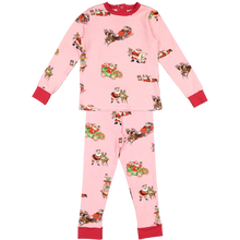 Load image into Gallery viewer, Busy Santa Girl Pajama
