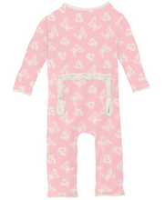 Load image into Gallery viewer, Lotus Butterfly Muffin Ruffle Coverall With Zipper

