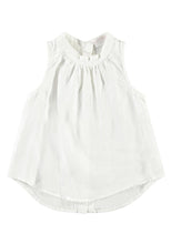 Load image into Gallery viewer, Button Back Sleeveless Shirt - White
