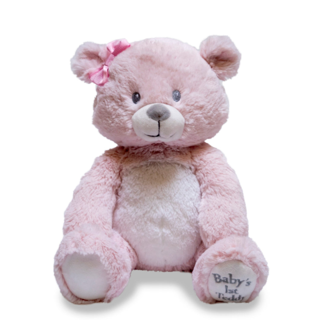 Baby's First Lullaby Teddy - Pink