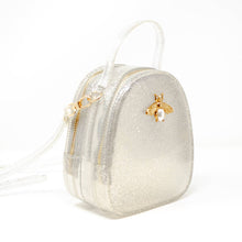 Load image into Gallery viewer, Jelly Crossbody Bee Bag - Silver
