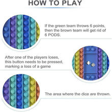 Load image into Gallery viewer, Big Size Oval Shaped Push Game And Dice Board Fidget Toy
