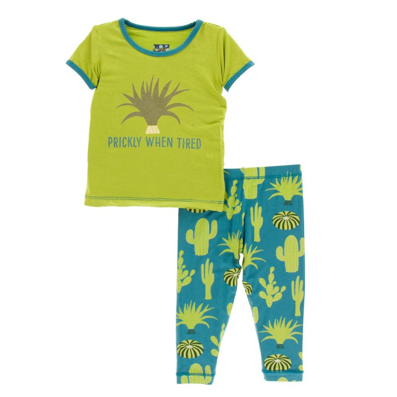 Cactus Short Sleeve Pajama Set