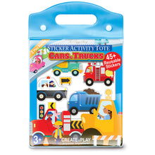 Load image into Gallery viewer, Sticker Activity Tote For Boys - Assorted
