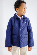 Load image into Gallery viewer, Caldwell Quilted Coat - Nantucket Navy
