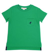 Load image into Gallery viewer, Carter Crewneck - Kiawah Green With Nantucket Navy Stork
