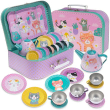 Load image into Gallery viewer, Cat Tea Set - 15 Pieces
