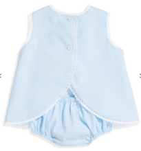 Load image into Gallery viewer, Celine Swing Top Set - Blue Pique
