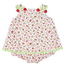 Load image into Gallery viewer, Skirted Romper with Cherries
