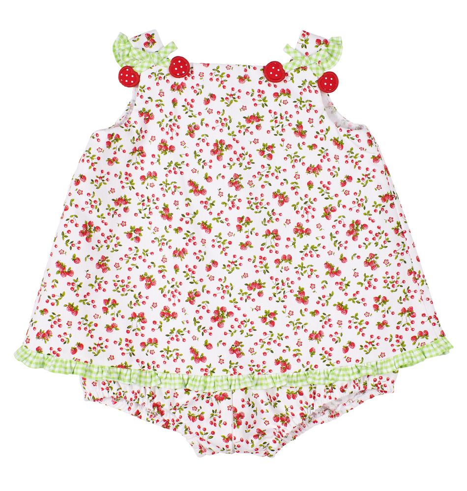 Skirted Romper with Cherries