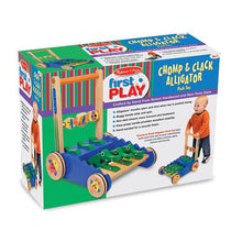 Load image into Gallery viewer, Chomp &amp; Clack Alligator Push Toy
