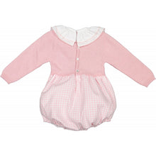Load image into Gallery viewer, Pink Gingham Romper
