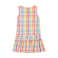 Load image into Gallery viewer, Cameron Sunshine Gingham Drop Waist Dress
