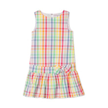 Load image into Gallery viewer, Cameron Sunshine Gingham Drop Waist Dress
