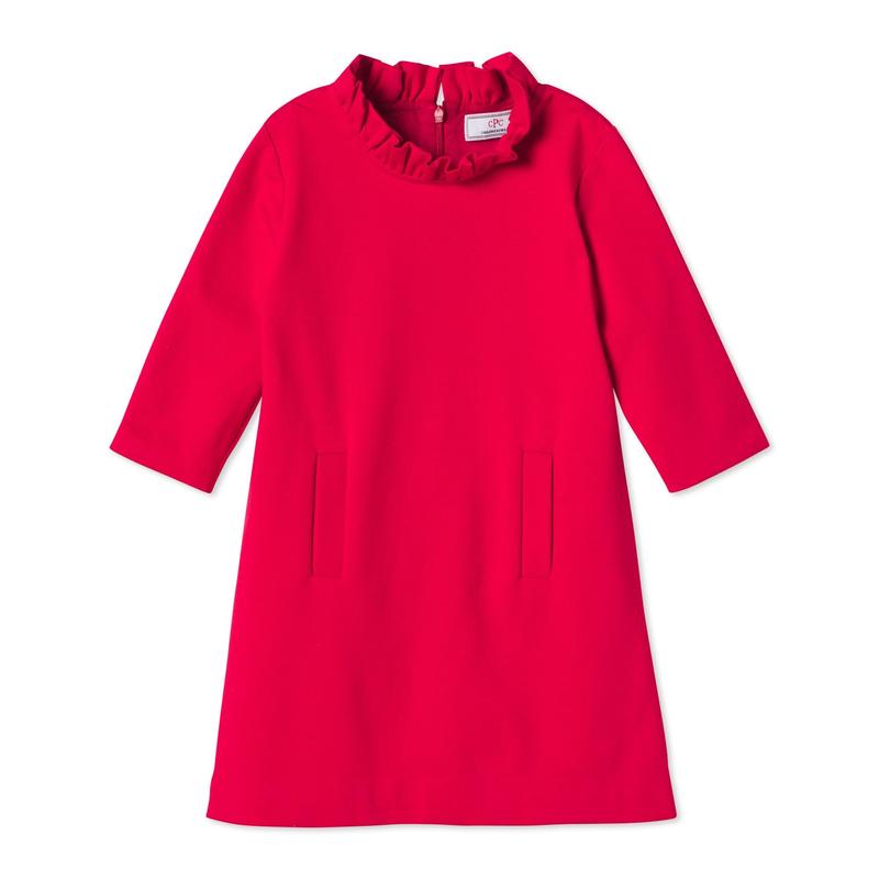 Claudia Dress - Lipstick Red