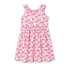 Load image into Gallery viewer, Avery Frolic Flamingos Dress
