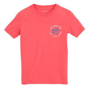 Red Short Sleeve Classic Coastal Swim Away T-Shirt