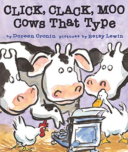 Click Clack Moo Cows That Type Board Book