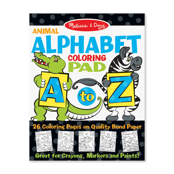 Alphabet Coloring Pad