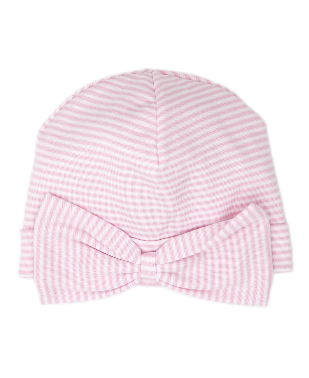 Stripes Bow Hat - Pink