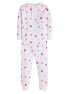 Hearts Printed Pajamas