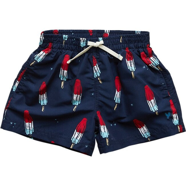 Dress Blues Rocket Pop Swim Trunk