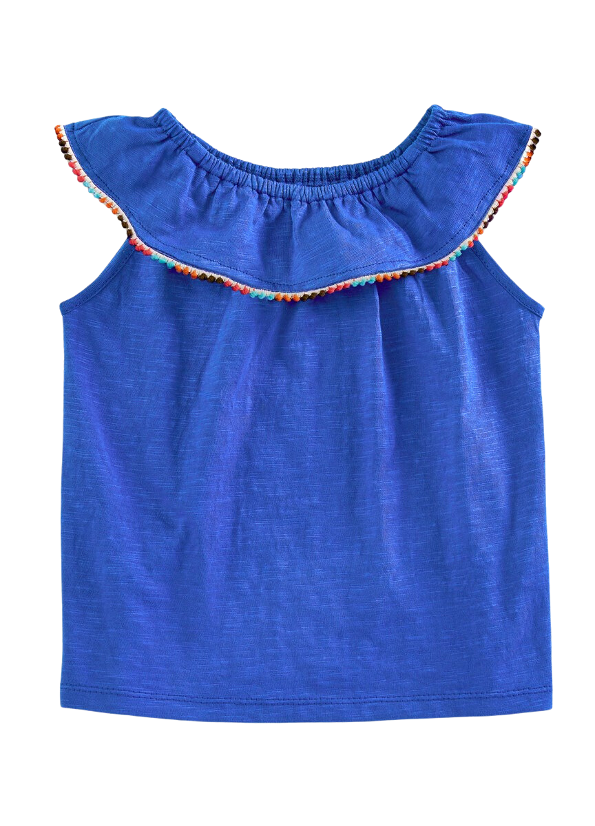 Royal Blue Knit Top
