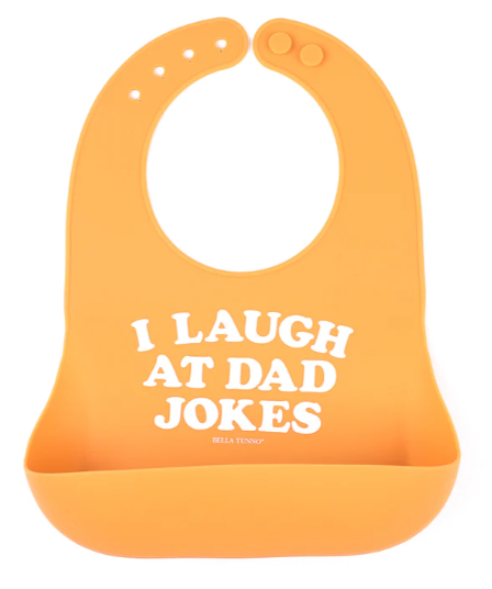 I Laugh At Dad Jokes Bib