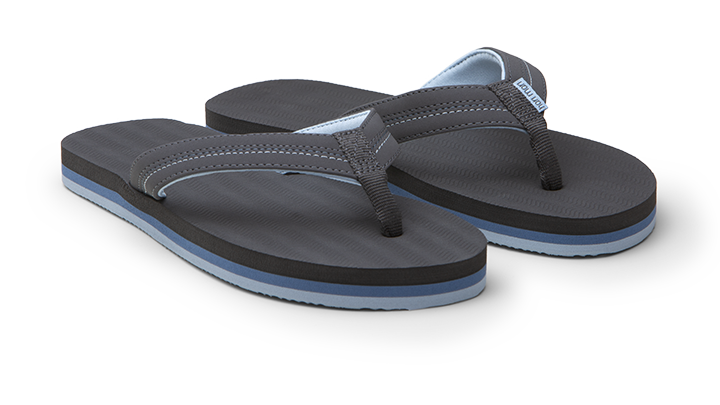 Dark Charcoal Brazos Flip Flops