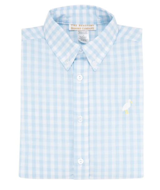 Dean's List Dress Shirt - Buckhead Blue Gingham