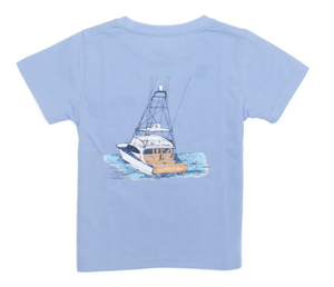 Deep Waters Short Sleeve Tee - Light Blue