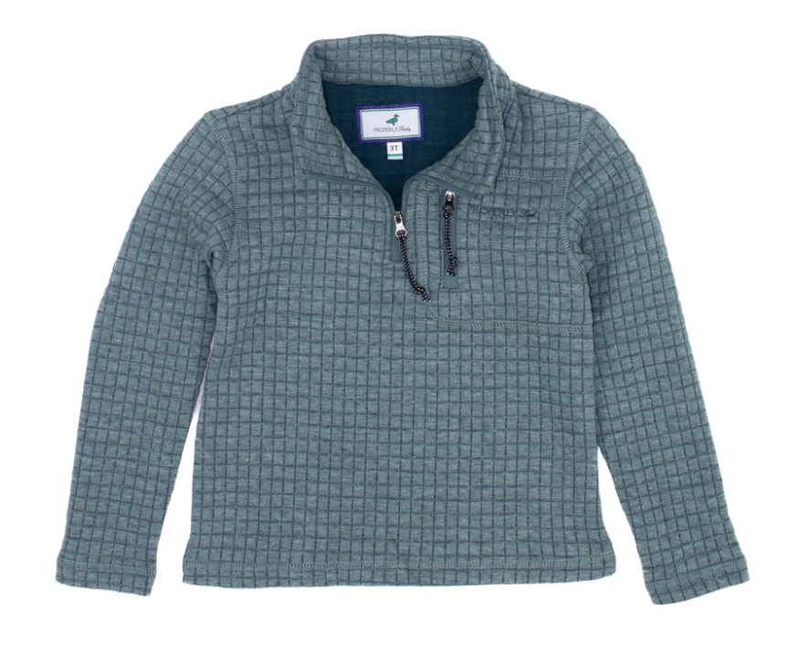 Brush Green Delta Pullover