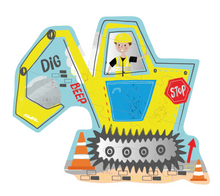 Load image into Gallery viewer, Twelve Piece Digger Jigsaw Puzzle
