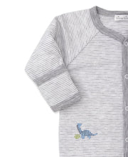 Load image into Gallery viewer, Dino Dynamos Stripe Footie

