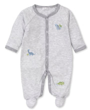 Load image into Gallery viewer, Dino Dynamos Stripe Footie
