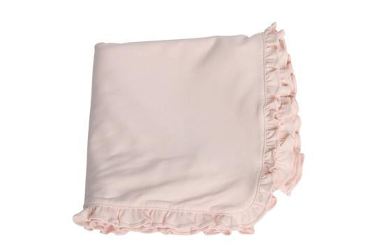 Light Pink Ruffled Blanket