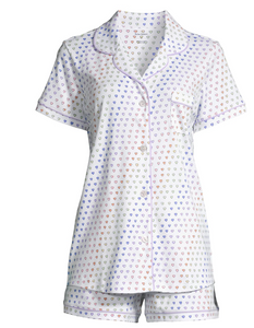 Disco Hearts Polo Pajama Set