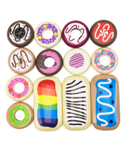 Load image into Gallery viewer, Bakers Dozen Wooden Donuts
