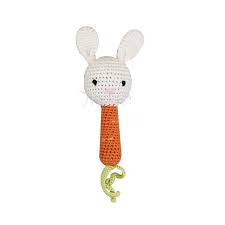 Bunny Stick 6" Rattle