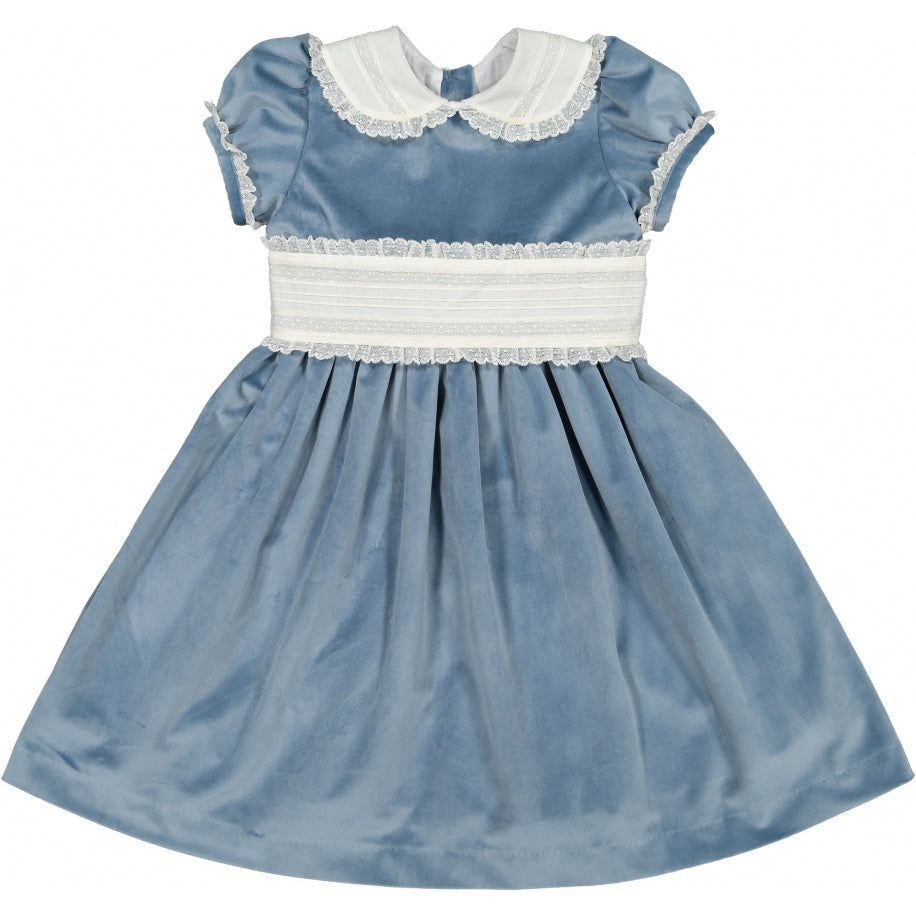 baby blue velvet dress Dusty Blue Velvet Dress – Belles & Beaux®