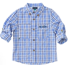 Load image into Gallery viewer, Dutch Canal Plaid Fishing Shirt
