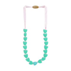 Juniorbeads Spring Heart Teething Necklace - Assorted