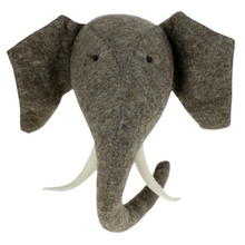 Load image into Gallery viewer, Elephant Head With Tusks
