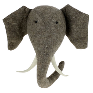 Elephant Head With Tusks