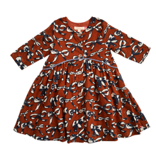 Load image into Gallery viewer, Fatima Dress - Gingerbread Bows
