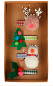 Festive Icon Hair Slides