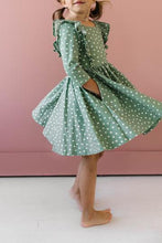 Load image into Gallery viewer, Adelisa Dress - Fern Dot
