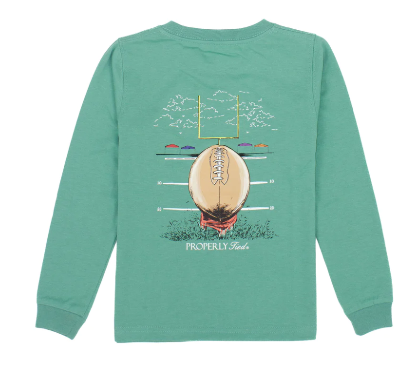 Field Goal Long Sleeve Tee - Ivy