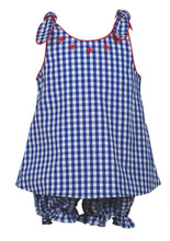 Load image into Gallery viewer, Firework Blue and White Bloomer Set
